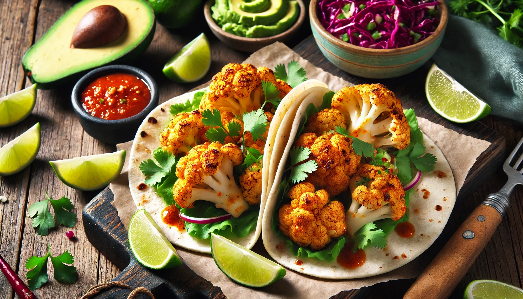 Roasted Cauliflower Tacos