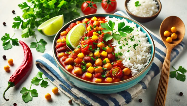 Vegan Chickpea Chili and Rice: A Hearty and Nutritious Meal Option