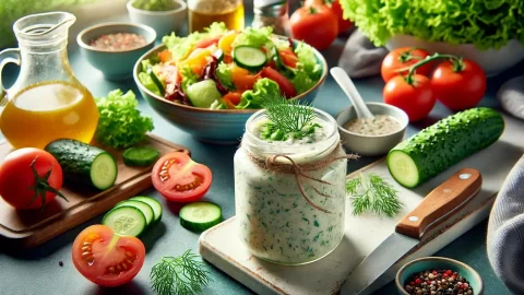 Low Carb Thousand Island Salad Dressing