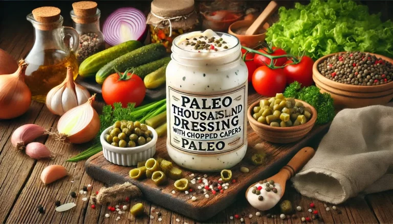 The Perfect Paleo Thousand Island Dressing with Chopped Capers