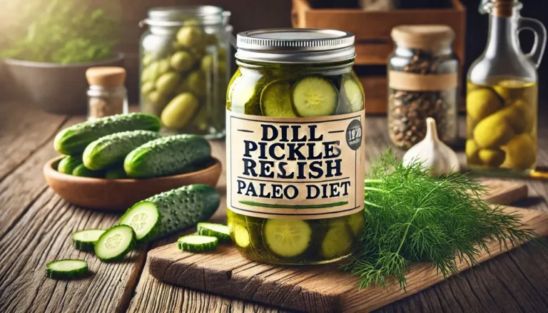 Low Carb Sweet Dill Pickle Relish