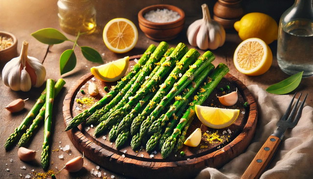 Lemon-Garlic Roasted Asparagus: A Flavorful and Healthy Side Dish