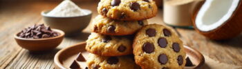 Coconut Flour Chocolate Chip Cookies