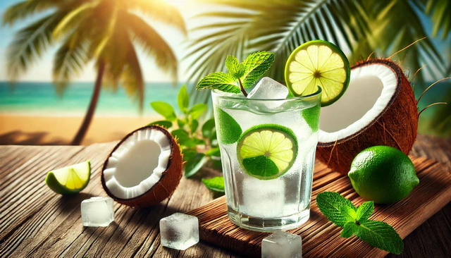 Coconut Water with Fresh Lime: A Refreshing Elixir for Health and Hydration