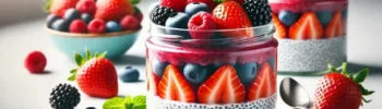 Chia Seed Pudding with Mixed Berries