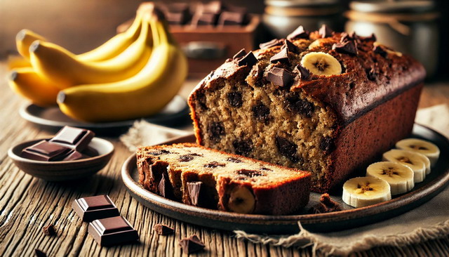 Paleo Banana Bread with Dark Chocolate Chunks: A Decadent, Healthy Treat