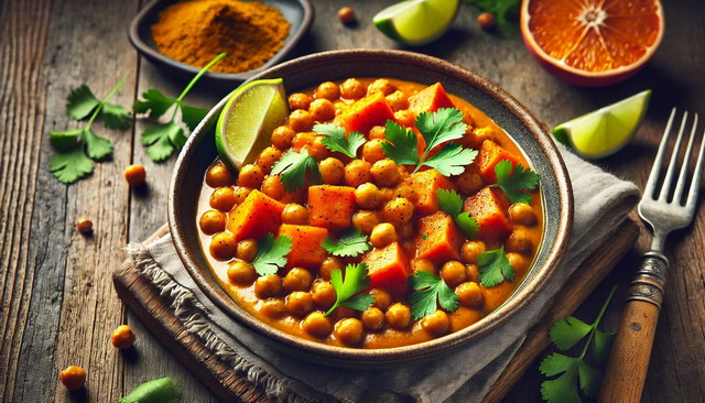 Delicious Chickpea and Sweet Potato Curry Recipe – Easy & Healthy Comfort Food