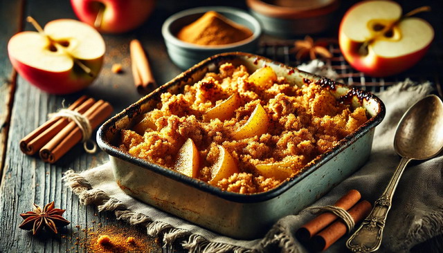 Paleo Apple Crisp with Cinnamon: A Warm, Spiced Dessert Delight