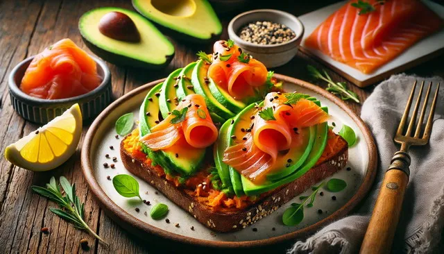 Smoked Salmon and Avocado on Sweet Potato Toast: The Perfect Healthy Snack