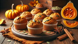 Pumpkin Spice Paleo Muffins