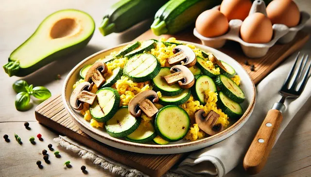 Zucchini and Mushroom Scramble: A Delicious and Nutritious Start to Your Day