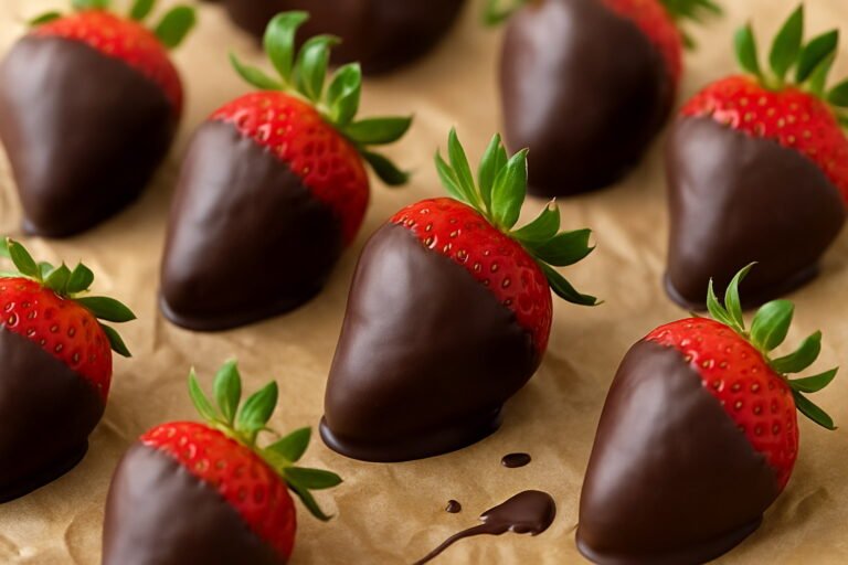 Paleo Chocolate Strawberries