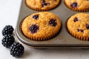 Paleo Blackberry Muffins
