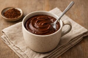 Microwave Paleo Chocolate Pudding