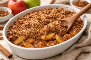Paleo Apple Crisp with Cinnamon