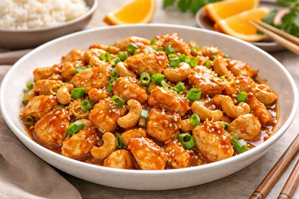 Orange Cashew Chicken